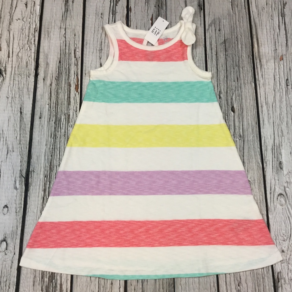 Gap Girls 2T bright striped sundress dress. NWT
